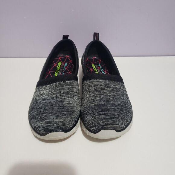 Skechers Air Cooled Memory Foam Gray Slip On Women's Sneakers Sz 8 - Picture 5 of 10